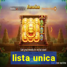 lista unica